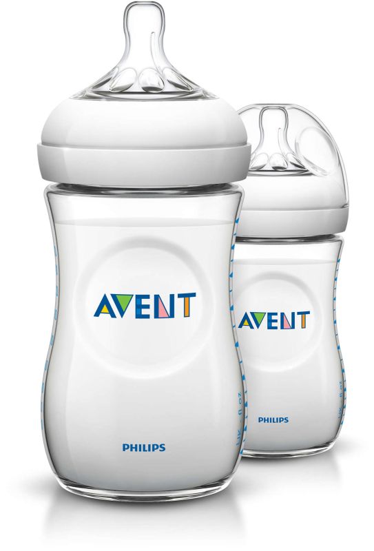 Пляшки для годування Philips Avent Natural, 260 мл, 2 шт. (SCF693/27) Пляшки для годування Philips Avent Natural, 260 мл, 2 шт. (SCF693/27)