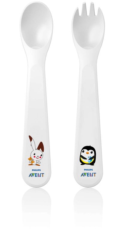 Дитячі ложка та вилка Philips Avent (SCF712/00) Дитячі ложка та вилка Philips Avent (SCF712/00)
