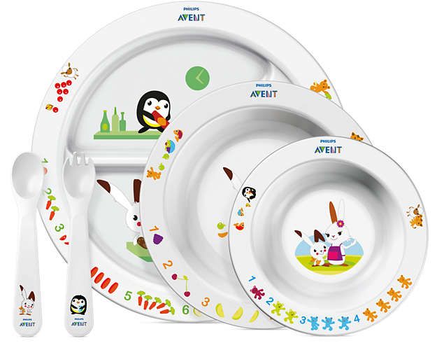 Набір посуду для годування малюків Philips Avent (SCF716/00)