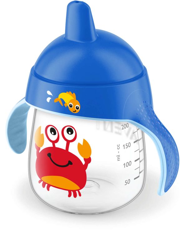 Чашка з твердим носиком Philips Avent, непроливайка, синя, 260 мл (SCF753/04) Чашка з твердим носиком Philips Avent, непроливайка, синя, 260 мл (SCF753/04)