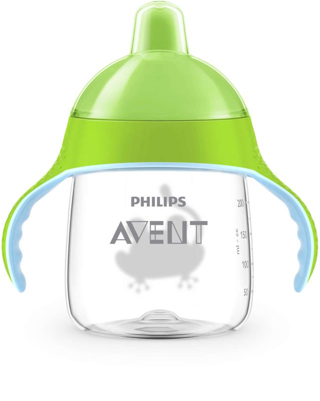Чашка з твердим носиком Philips Avent, непроливайка, зелена, 260 мл (SCF753/04)