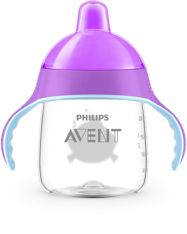 Чашка з твердим носиком Philips Avent, непроливайка, фіолетова, 260 мл (SCF753/06)