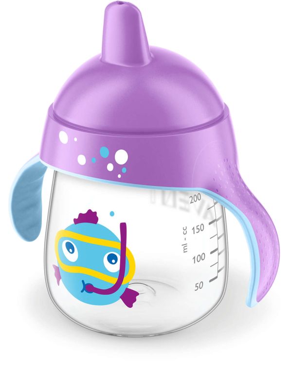 Чашка з твердим носиком Philips Avent, непроливайка, фіолетова, 260 мл (SCF753/06) Чашка з твердим носиком Philips Avent, непроливайка, фіолетова, 260 мл (SCF753/06)