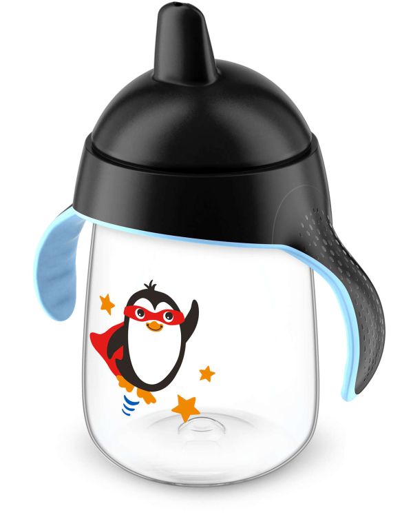 Чашка з носиком Philips Avent, непроливайка, чорний, 340 мл (SCF755/00) Чашка з носиком Philips Avent, непроливайка, чорний, 340 мл (SCF755/00)