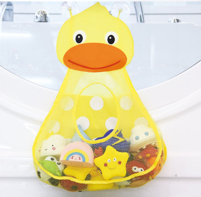Органайзер - мішечок для іграшок у ванній кімнаті, Жовта качка