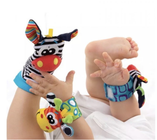 Набір з брязгальцами (шкарпетки та браслетік)  Sozzy Набір з брязгальцами (шкарпетки та браслетік)  Sozzy