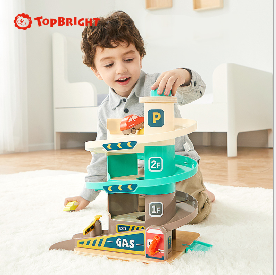 Гвинтовий спуск Top Bright із ліфтом шлагбаумом та заправкою дерево пластик Гвинтовий спуск Top Bright із ліфтом шлагбаумом та заправкою дерево пластик