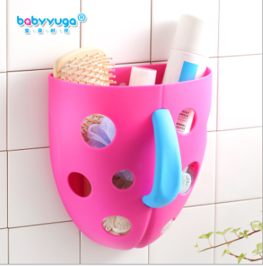 Органайзер для іграшок у ванну, рожевий, пластик Органайзер для іграшок у ванну, рожевий, пластик