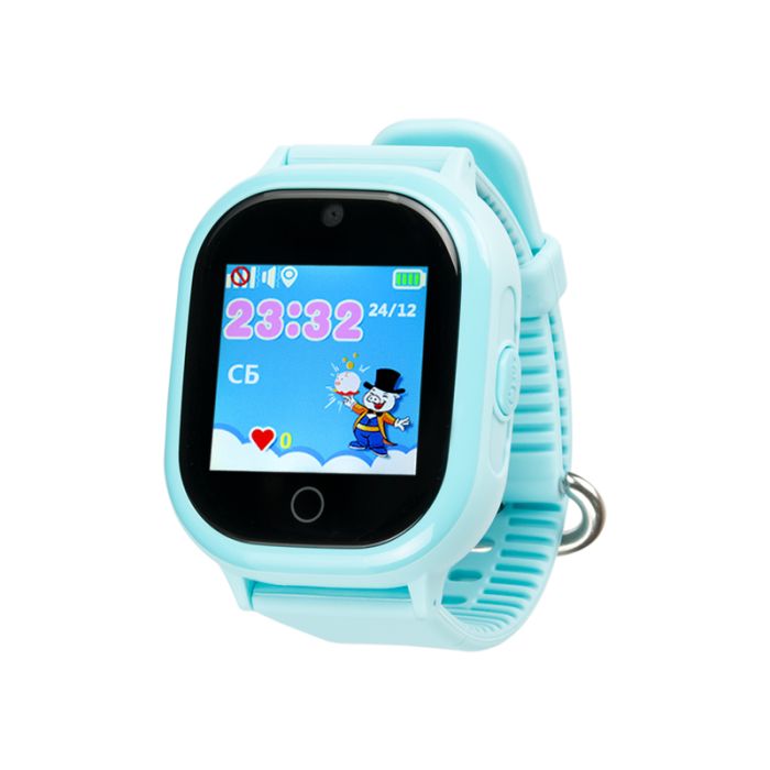 Дитячий розумний годинник з GPS трекером TD05 Blue, водонепроникний