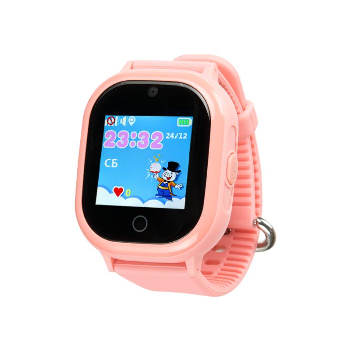 Дитячий розумний годинник з GPS трекером TD05 Pink, водонепроникний