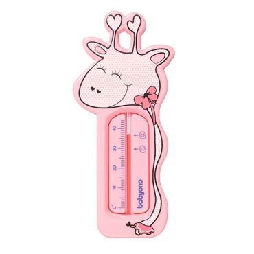 Термометр для ванної BabyOno Жираф, рожевий (775/01)